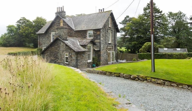 HAWKSHEAD HALL, pet friendly, with open fire in Hawkshead