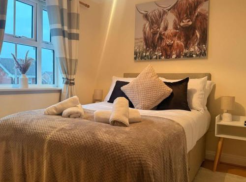 Ivy House - 3-Bed, Sleeps 4, Parking, WiFi, Contractors