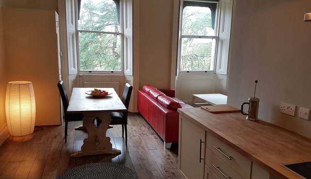Large one bed flat with views