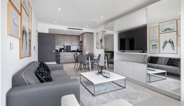 London Eye Fireworks View|Lux 2Bed 2Bath Southwark AirCon & Gym