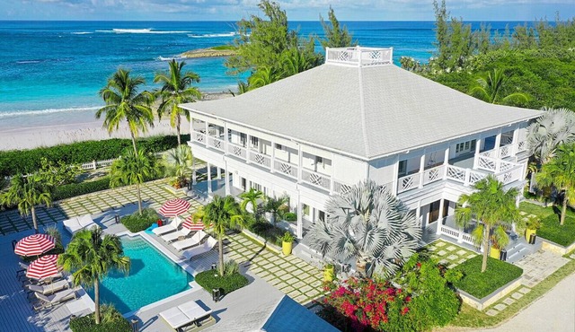Majestic 9BR Beachfront Estate w/Private Pool & Back-up Generator