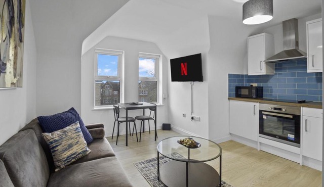 Modern Apartment I Self Check-in I Wi-Fi I Free Private Parking I Sleeps 3