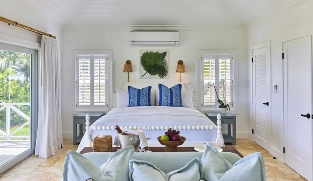 Modern Ocean-View Stay Just Steps from Pink Shoreline & Clubhouse Dining