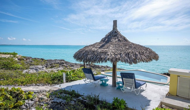 Newly Remodeled Estate Directly on the Calm Caribbean w/Pool, Views