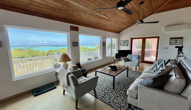 Private w/amazing views of the Atlantic, airy lanai 5 min to white powder beach!