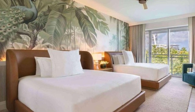 Relaxing Escape | 2BR Unit, Water Park, Pools, Onsite Bar & Resto, Pet-Friendly!