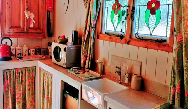 Shepherd's Hut in Romsey with Fire Pit