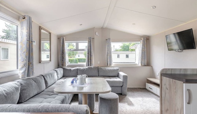 Silver Caravan with ensuite