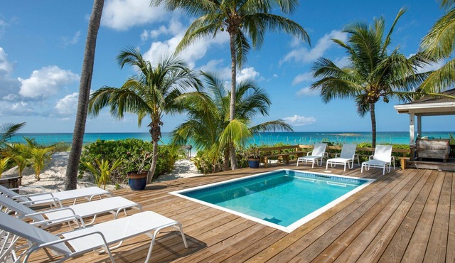 Spectacular Beachfront House w/Htd. Pool on Famous French Leave Beach