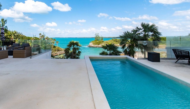 Spectacular Beachfront Estate on Calm Caribbean Cove; Private Beach, Htd.Pool