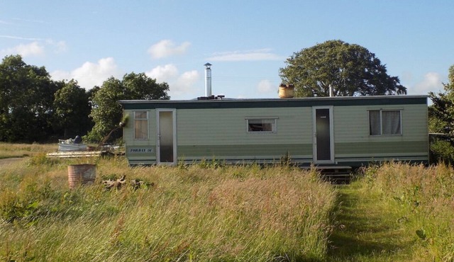 Static caravan at Fernhill Farm