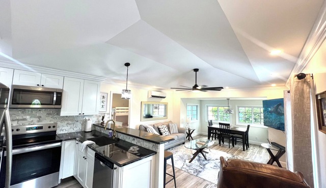 STEPS AWAY FROM BEACH and MARINA! 2-bedroom villa with WiFi, AC in Treasure Cay!