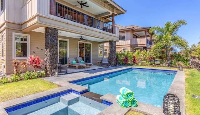 Stunning 4BR KaMilo Home (349) at Mauna Lani – Relaxed Elegance & Pool/Spa