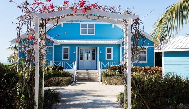 Stunning bay home with private pool & dock