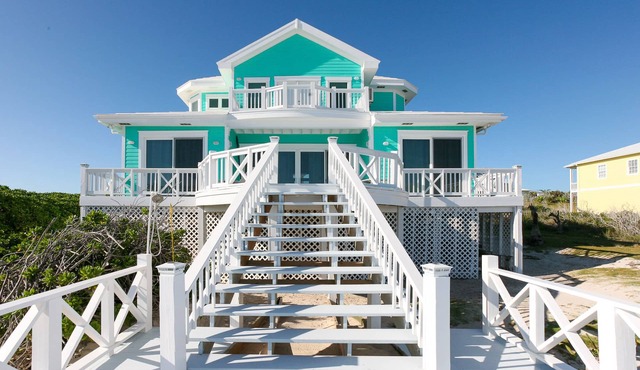 Stunning Oceanfront 3bd 3ba Villa, Great Guana Cay, Abacos Completely Restored