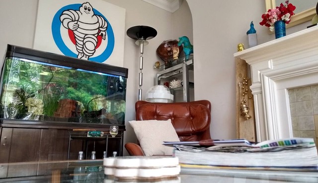 Stunning Retro Apartment in Leafy Brighton Street with Sea Views