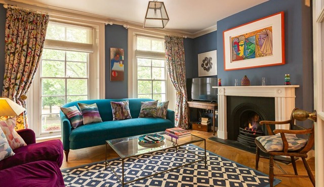 Stylish and colourful central London home