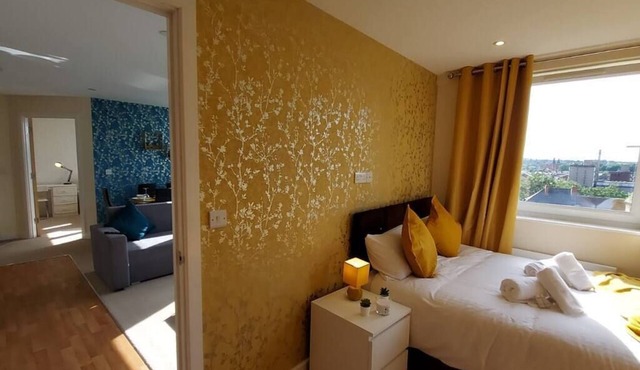 Stylish modern and spacious 2 bedroom and 1 bathroom apartment.