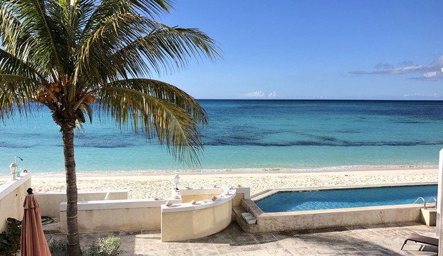SUMMER SPECIAL! Beach front residence with Breathtaking Heated infinity pool