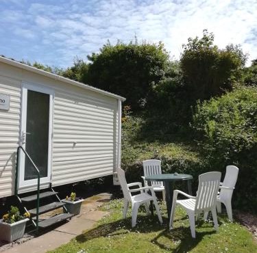 Swanage bay caravan