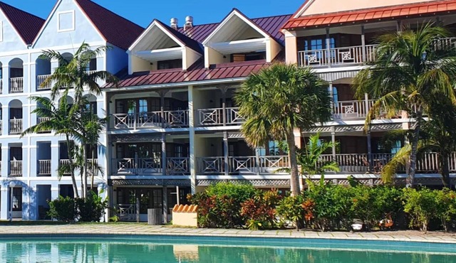 Taino Beach Bahamas 1 or 2 bedroom suite poolside with covered patio and beach