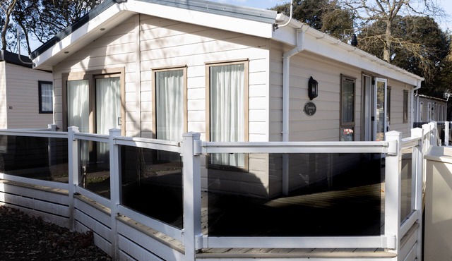 'The Escape', Sandhills Holiday Park by the beach in Mudeford