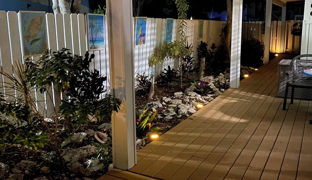 The Sea-Garden is a tucked away studio villa with a garden view and patio.
