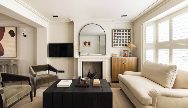 Welcome to our newly renovated 4-bedroom, 2-bathroom retreat in the heart of Kensington. Warm tones, plush textures, and elegant touches create a serene space. Unique artworks and opulent accents add character throughout. Perfect getaway starts here.